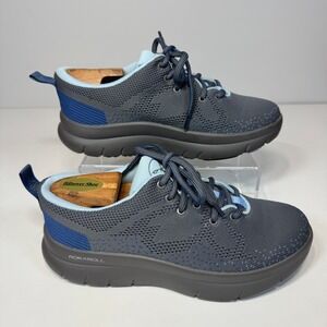 Alegria ROK n ROLL Walking Sneakers Womens 38 (8-8.5) Blue Gray Knit Comfortable